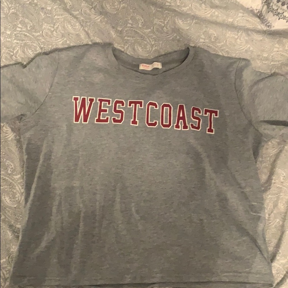 “West coast” crop top